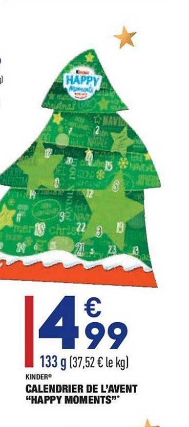 calendrier de l'avent happy moment's