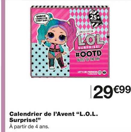 calendrier de l'avent l.o.l. surprise!