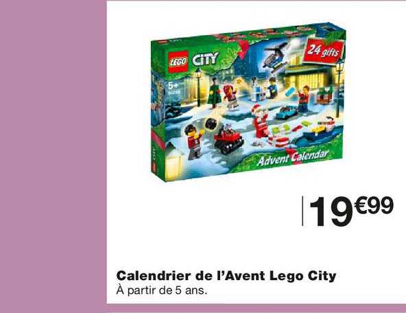 Calendrier De L'avent Lego City
