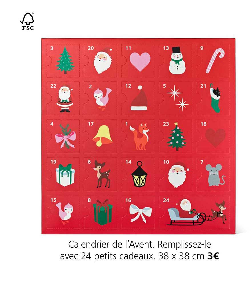 calendrier de l'avent
