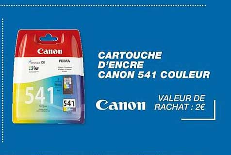cartouche d'encre canon 541 couleur