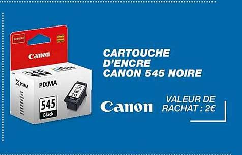 cartouche d'encre canon 545 noire