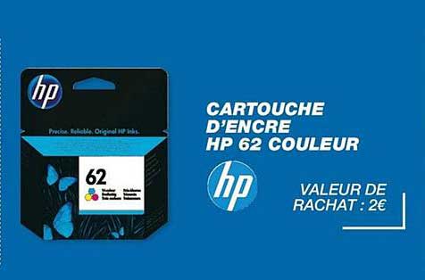 Cartouche D'encre Hp 62 Couleur