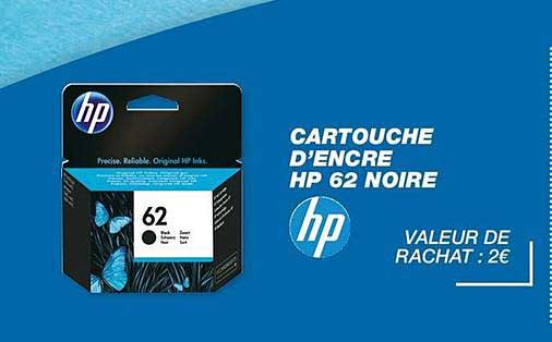 cartouche d'encre hp 62 noire