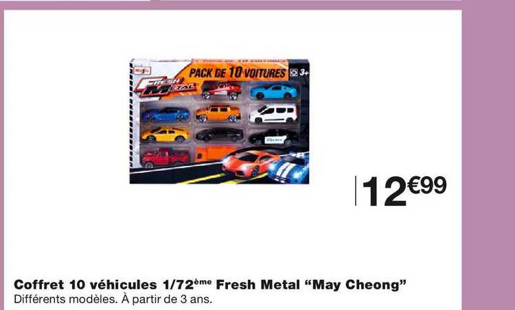coffret 10 véhicules 1 72ème fresh metal may cheong
