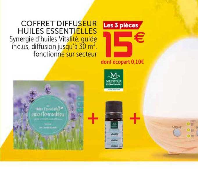 coffret diffuseur huiles essentielles