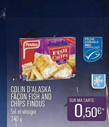 colin d'alska façon fish and chips findus