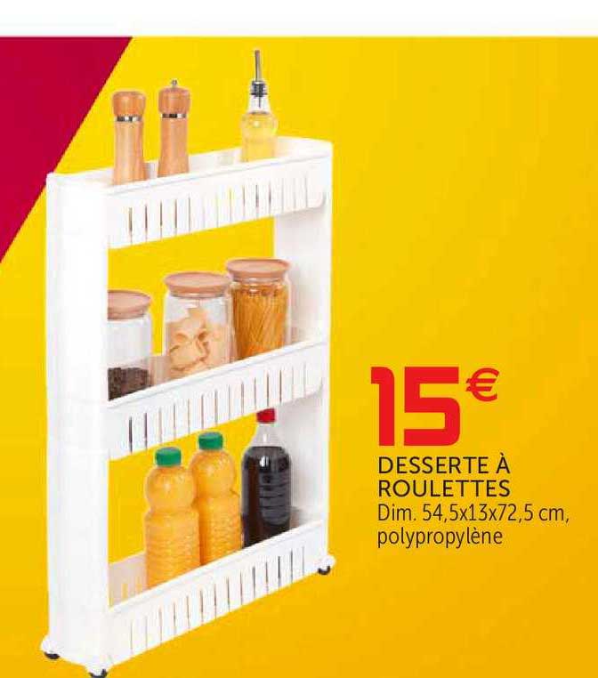 Desserte à Roulettes