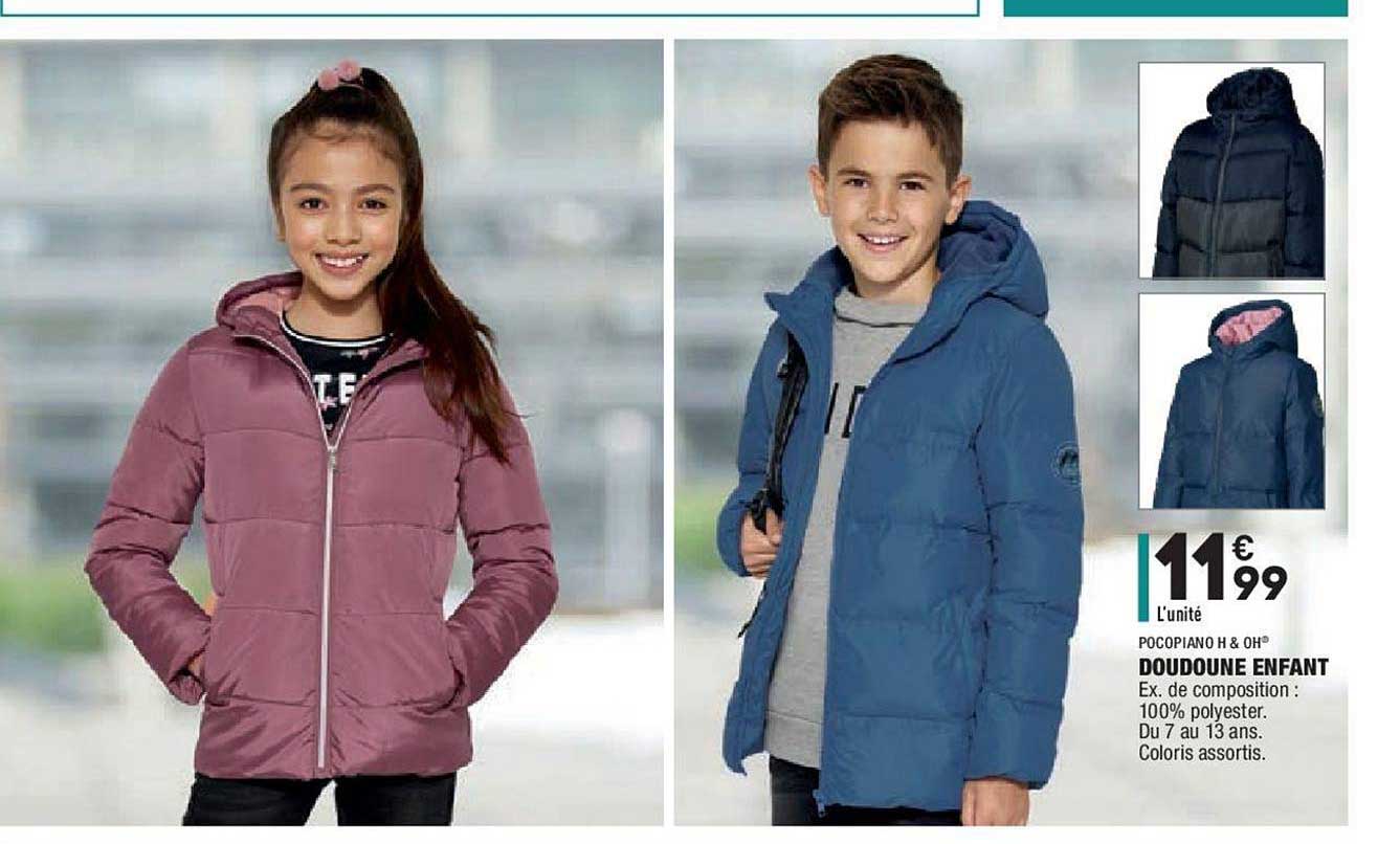 Doudoune Enfant Pocopiano H & Oh