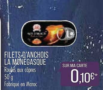filets d'anchois la monégasque