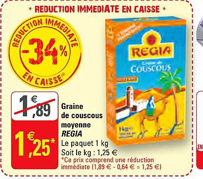 graine de couscous moyenne regia
