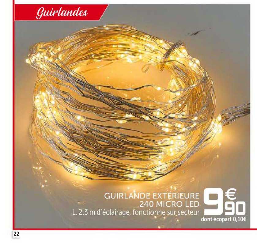 Guirlande Extérieure 240 Micro Led