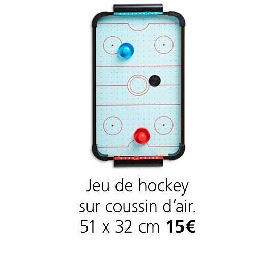 jeu de hockey sur coussin d'air