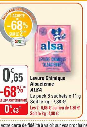 levure chimique alsacienne alsa
