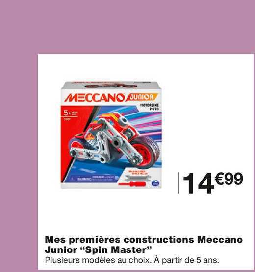 mes premières constructions meccano junior spin master
