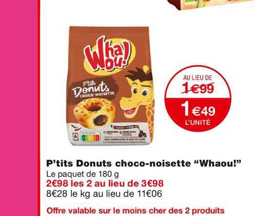 P'tits Donuts Choco Noisette Whaou!