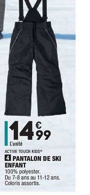 pantalon de ski enfant active touch kids
