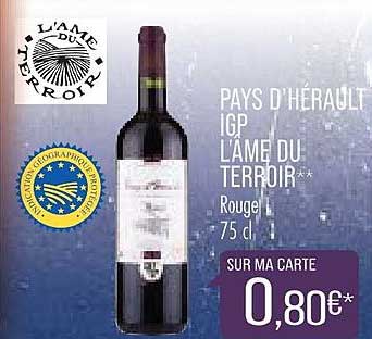 pays d'hérault igp l'âme du terroir