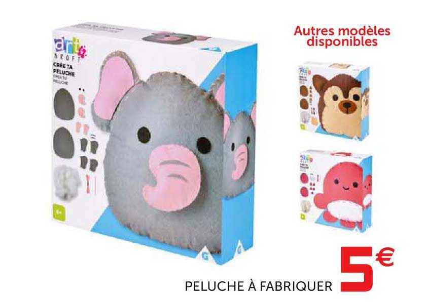 peluche à fabriquer