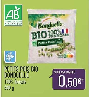 Petits Pois Bio Bonduelle