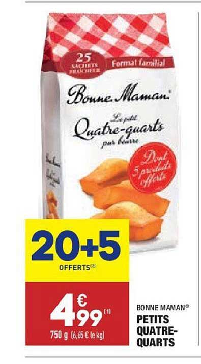 petits quatre quarts bonne maman