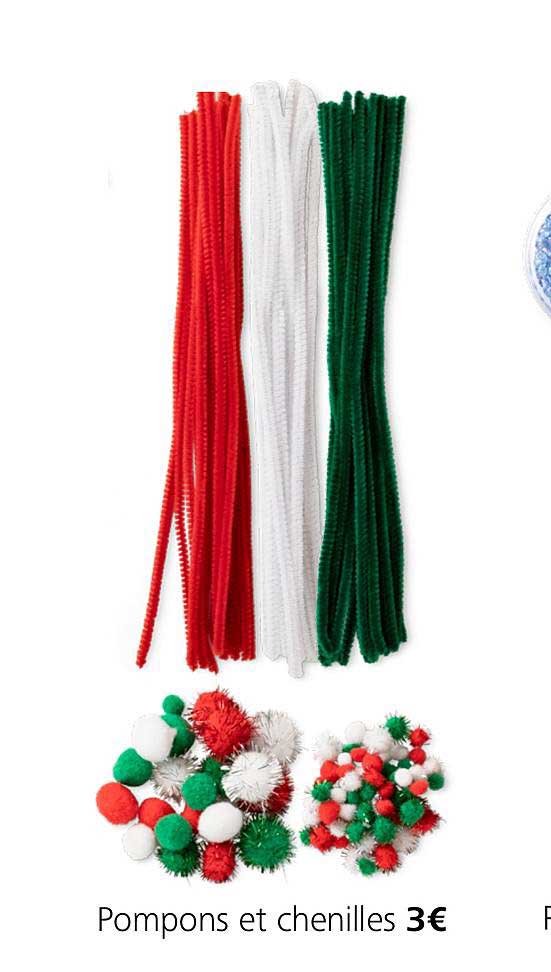 pompons et chenilles