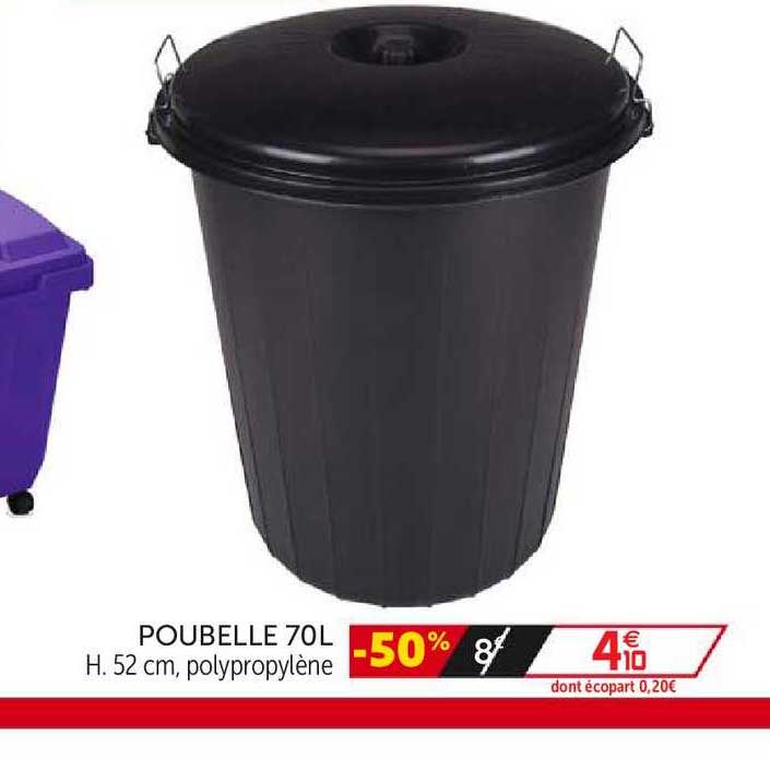 poubelle 70l