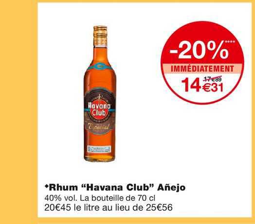 Rhum Havana Club Anejo