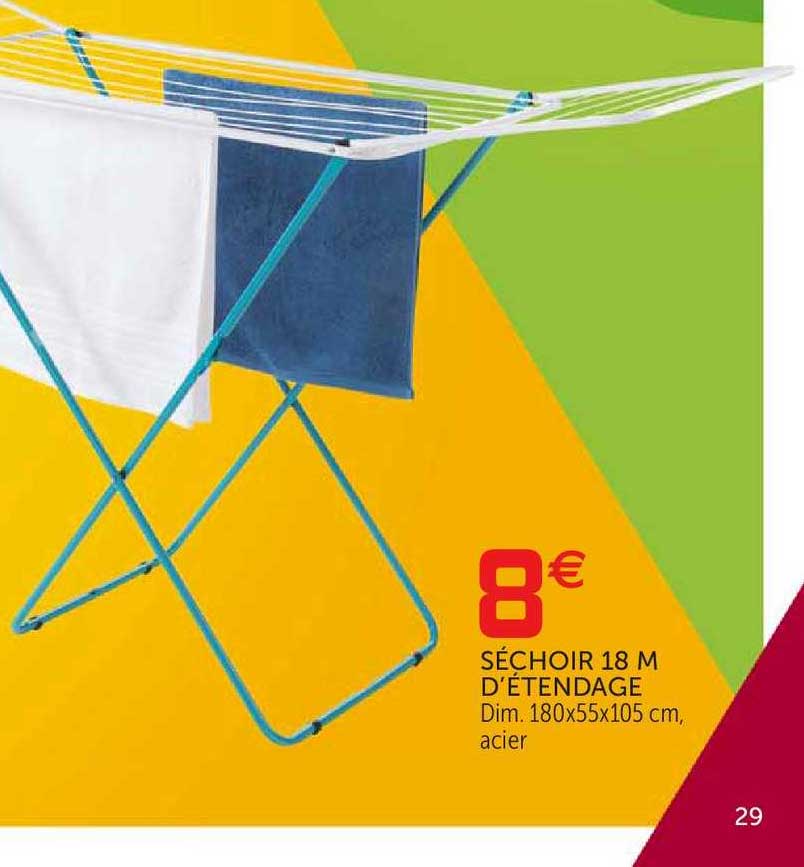 séchoir 18 m d'étendage