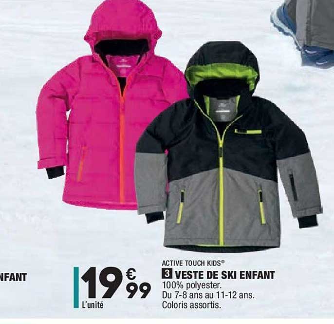veste de ski enfant active touch kids