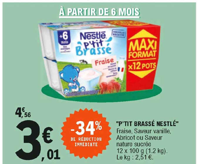 "p'tit Brassé Nestlé"