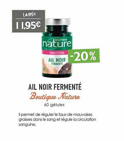 ail noir fermenté boutique nature