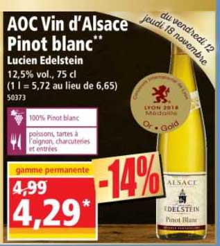 aoc vin d'alsace pinot blanc lucien edelstein