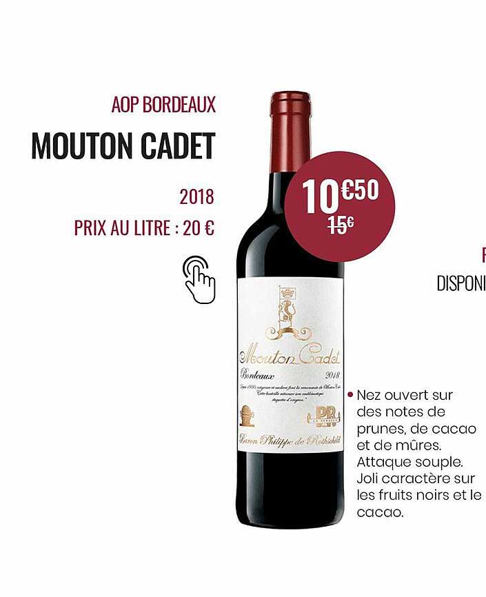 aop bordeaux mouton cadet 2018