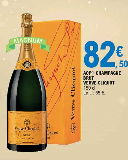aop champagne brut veuve cliquot