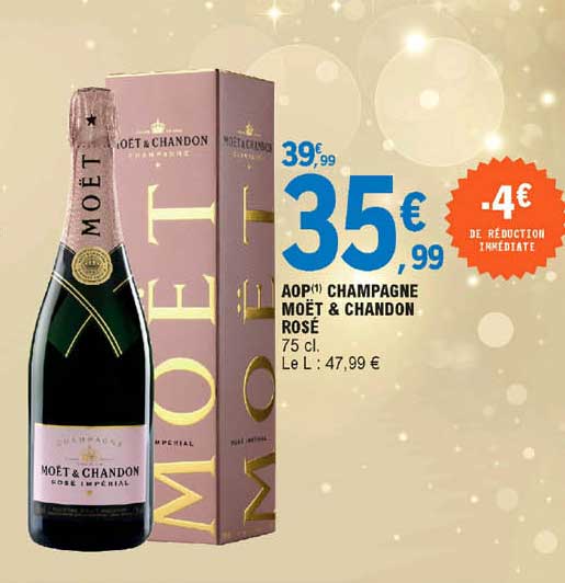 aop champagne moët & chandon rosé