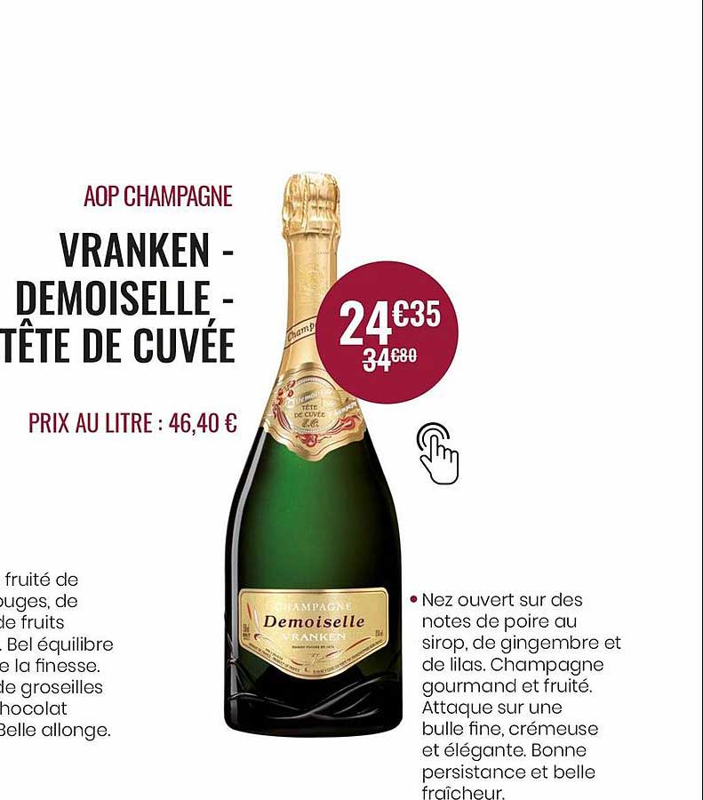 Aop Champagne Vranken - Demoiselle - Tête De Cuvée