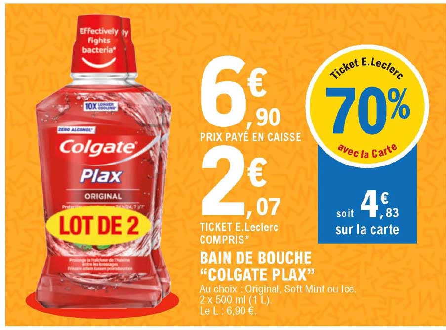 Bain De Bouche "colgate Plax"