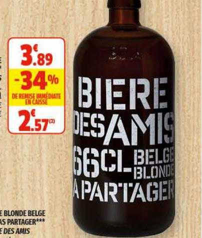 bière blonde belge ne pas partager bière des amis