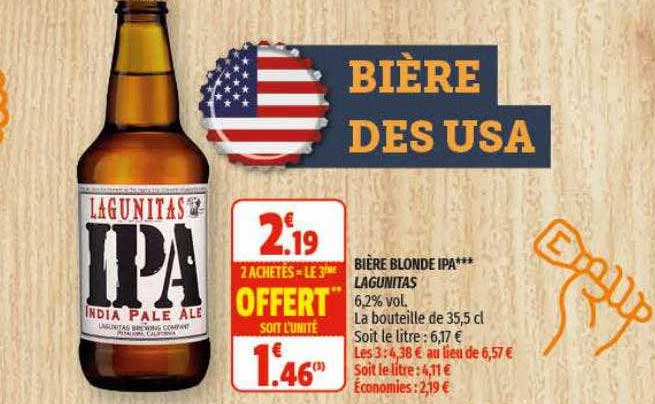 bière blonde ipa lagunitas