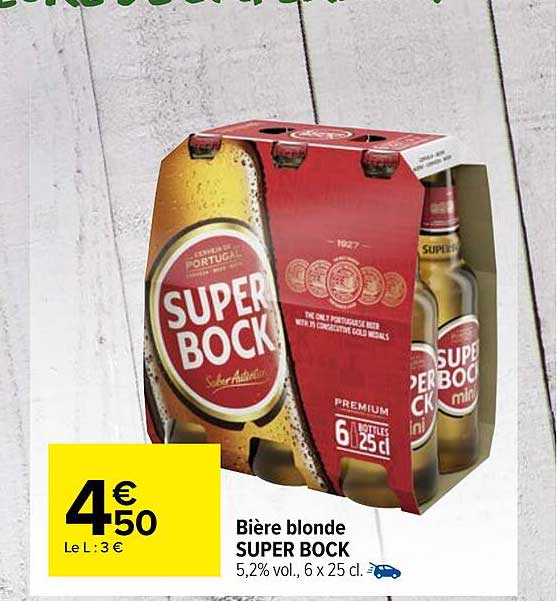 Bière Blonde Super Bock