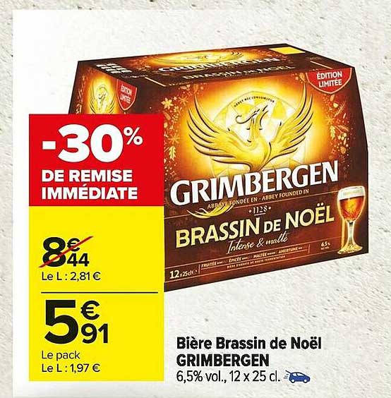 Bière Brassin De Noël Grimbergen