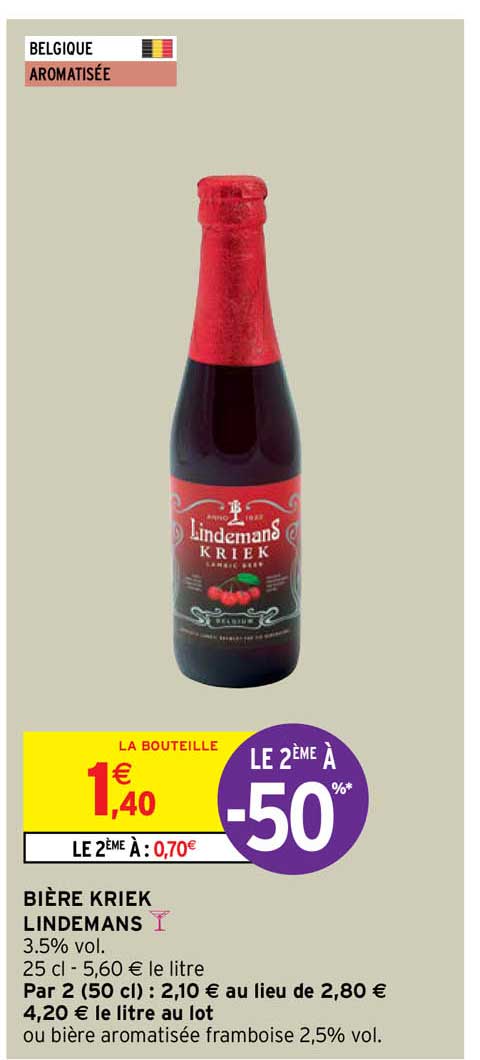 bière kriek lindemans