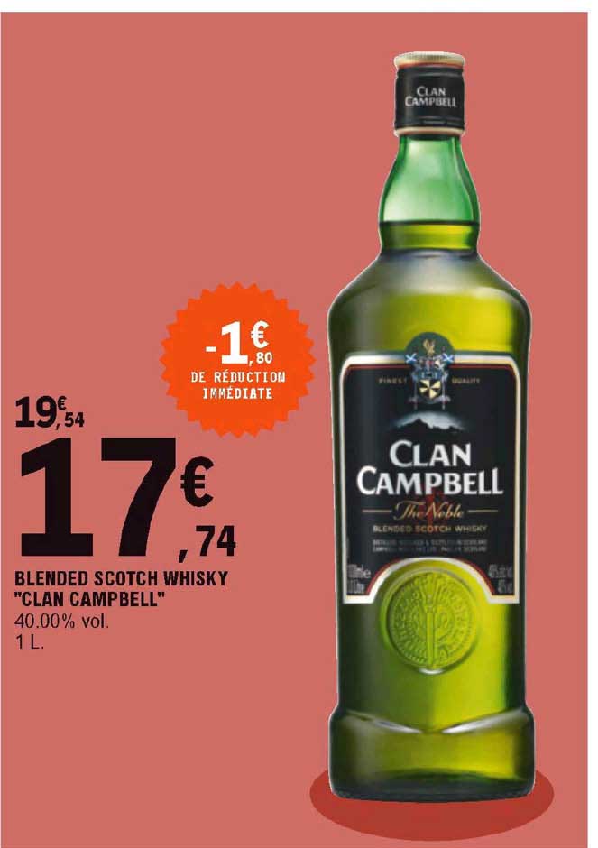 blended scotch whisky "clan campabell"
