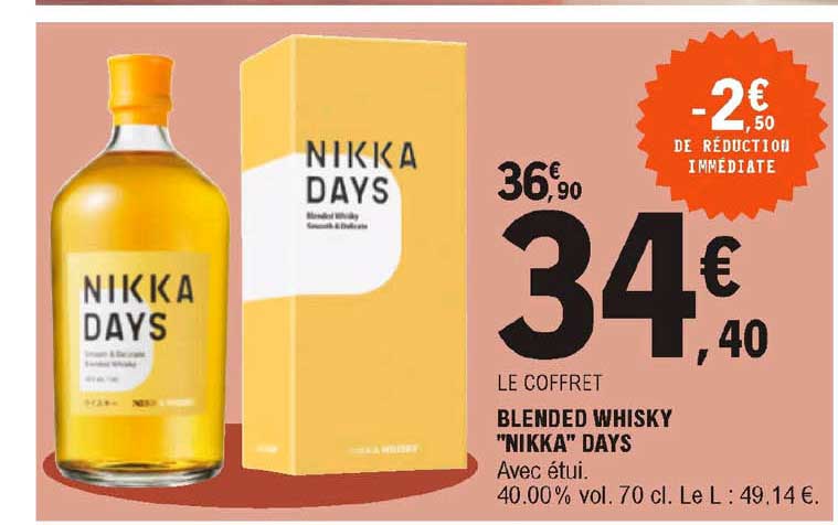 Blended Whisky "nikka" Days