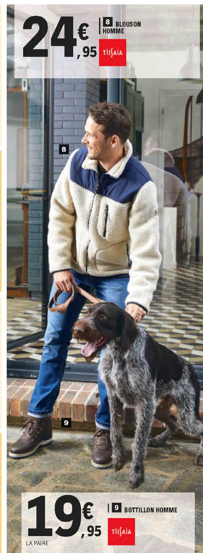 blouson homme tissaia, bottillon homme tissaia