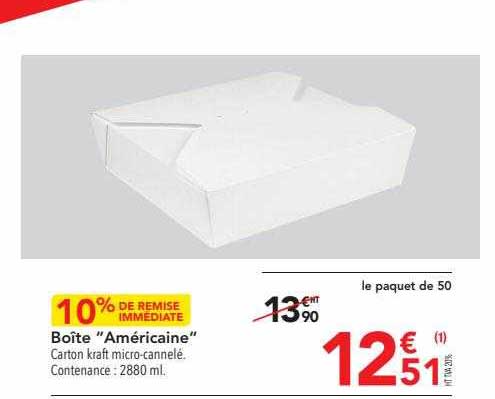 Boîte "américaine"