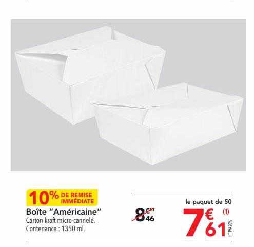 Boîte "américaine"