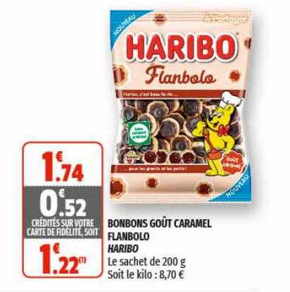 Bonbons Goût Caramel Flanbolo Haribo