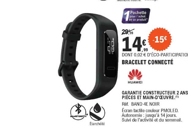bracelet connecté huawei